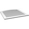Ekena Millwork Arch Top Surface Mount PVC Gable Vent: Functional, w/ 3-1/2"W x 1"P Standard Frame, 36"W x 36"H GVPAR36X3601SF - alternate 5